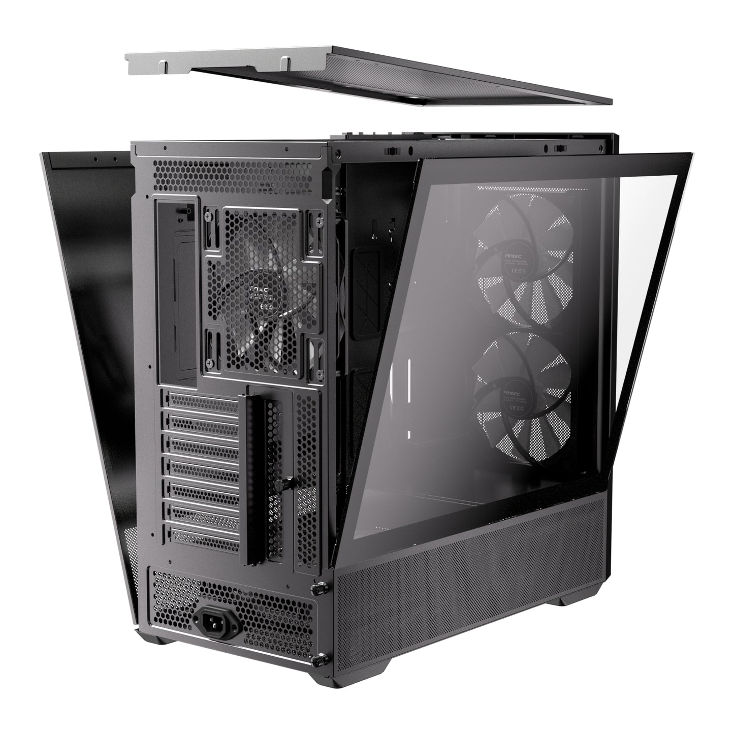 Antec FLUX Rear ARGB ATX Mid Tower Gaming Chassis - Black-4