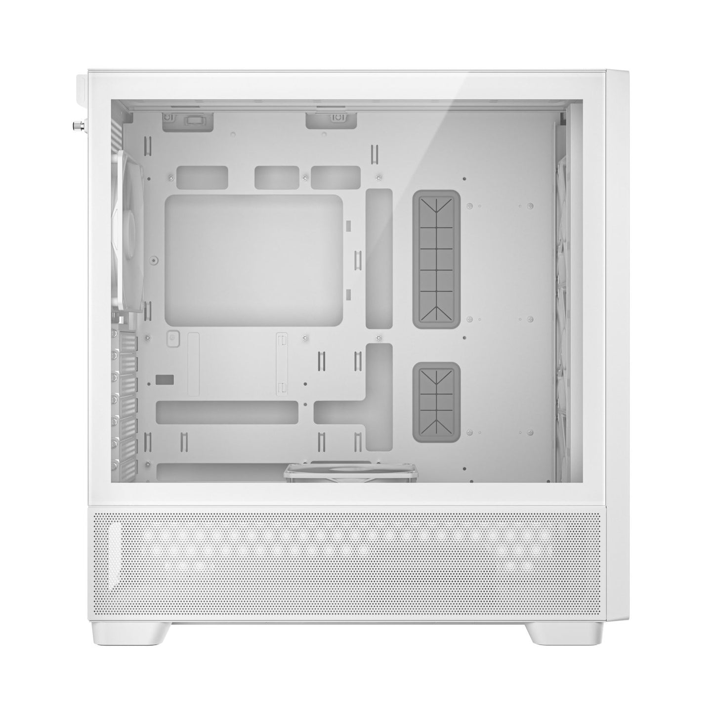 Antec FLUX Mid-Tower E-ATX Gaming Chassis Wood Front Panel - White-2