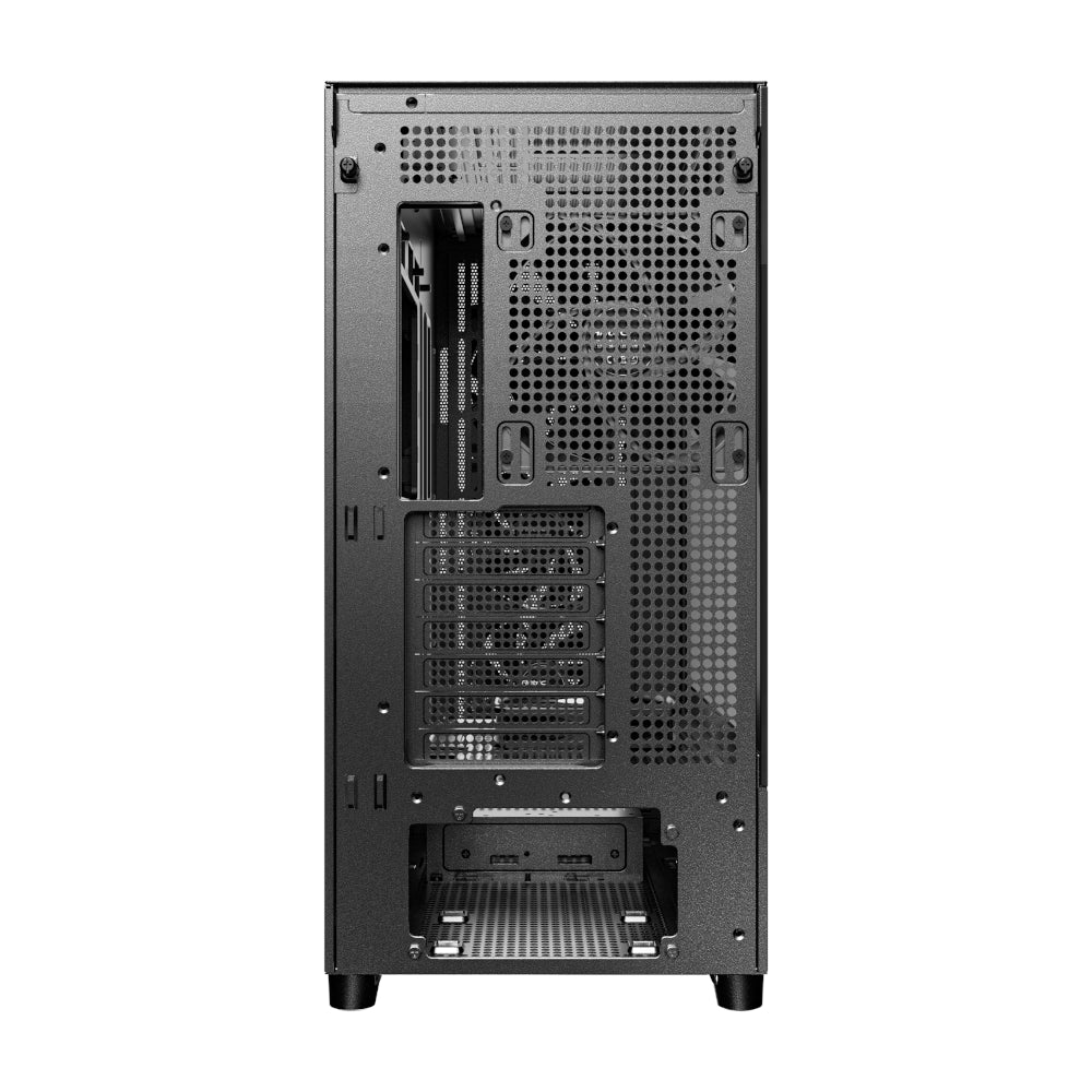 Antec FLUX ATX WOOD Mid Tower Gaming Chassis – Black-2