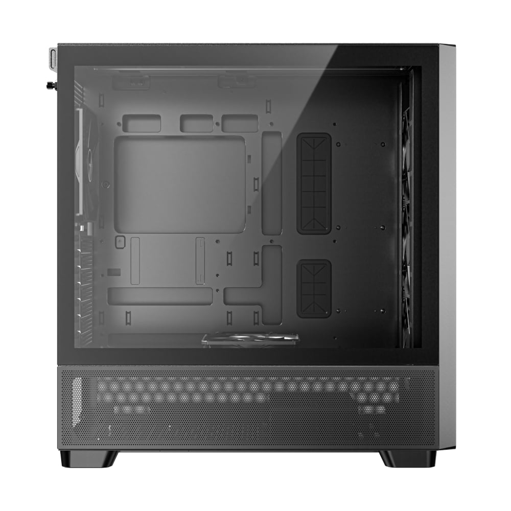 Antec FLUX ATX WOOD Mid Tower Gaming Chassis – Black-4