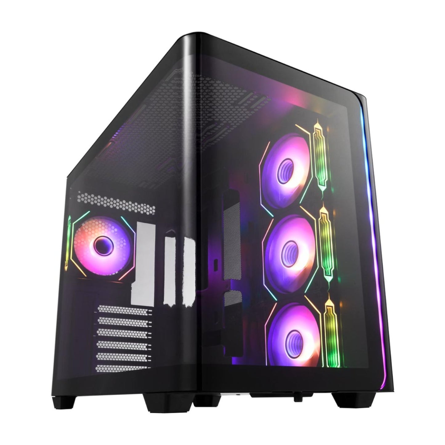 FSP M580 ATX Gaming Chassis - Black-0