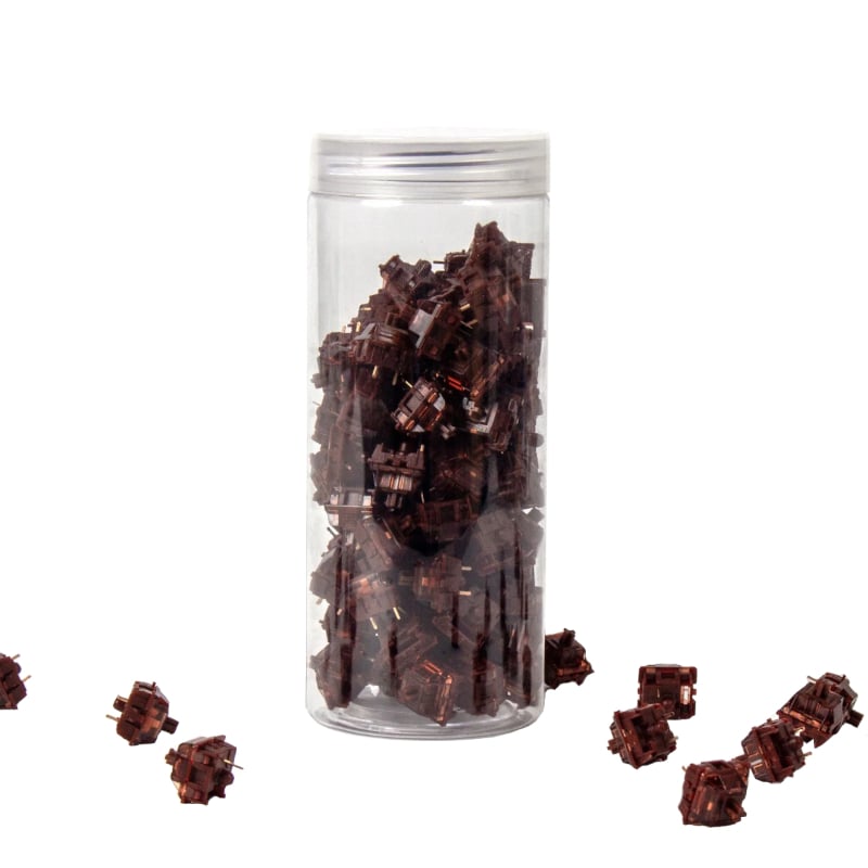 Keychron Brown Gateron Phantom Switches 110 pcs-1