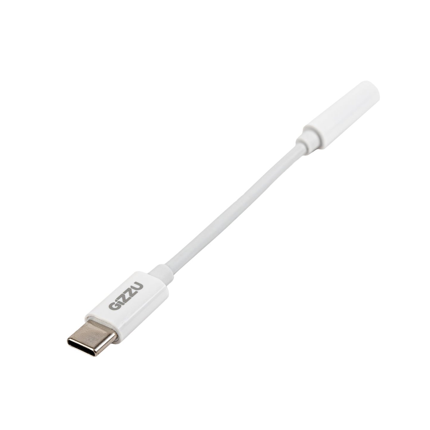 Gizzu USB Type-C to 3.5mm AUX Audio Adapter - White-0