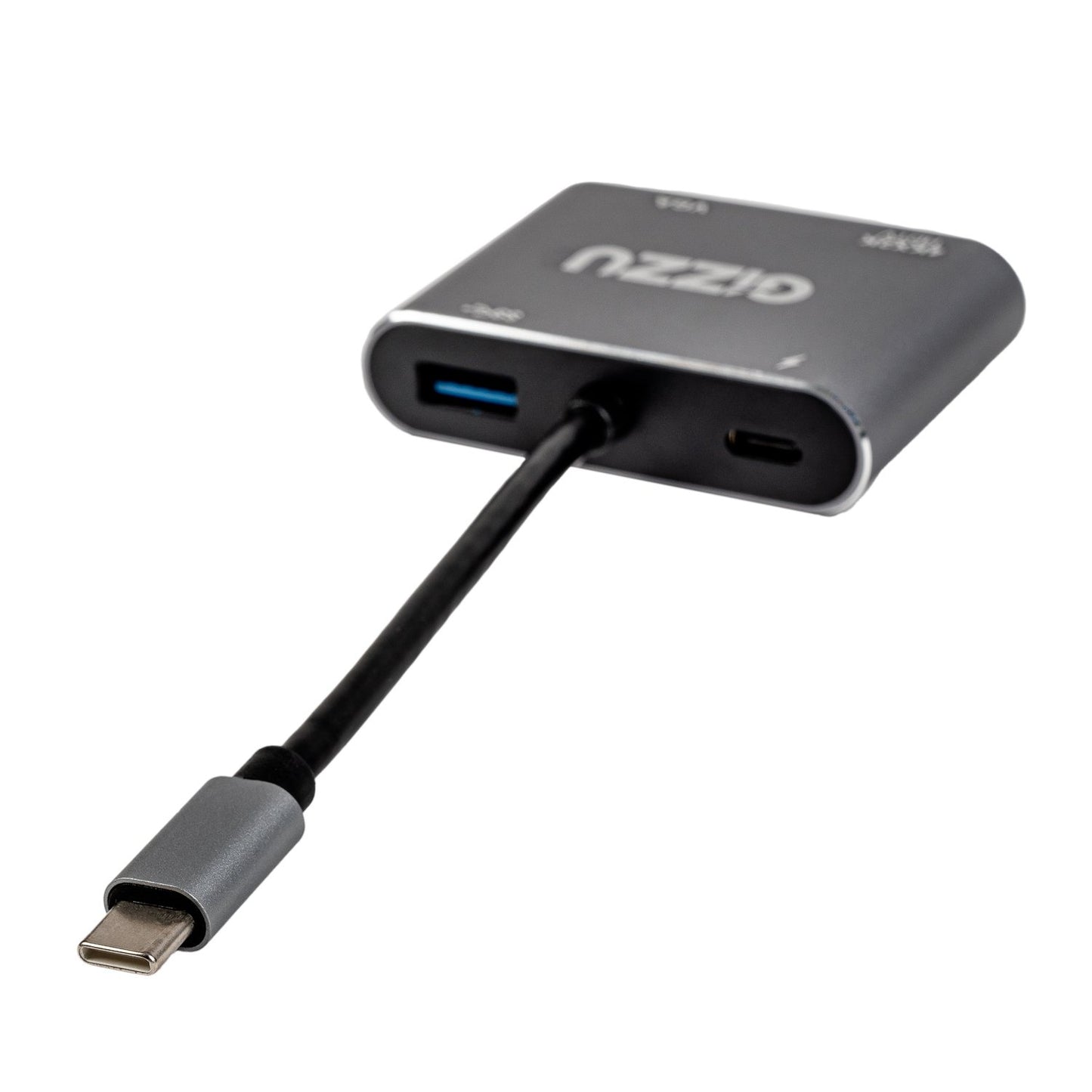Gizzu 4-in-1 Type-C to HDMI/VGA/USB3.0 Hub-1