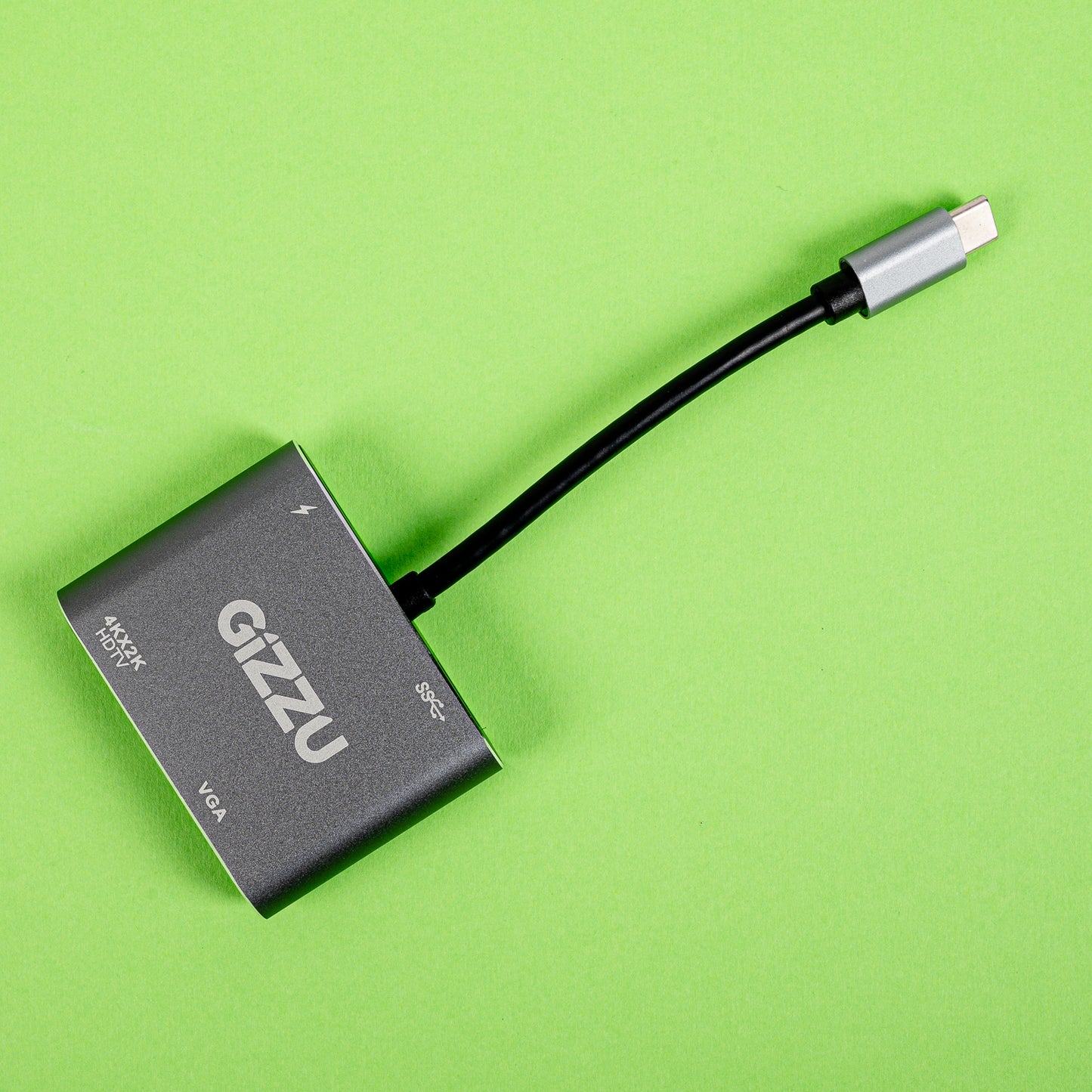 Gizzu 4-in-1 Type-C to HDMI/VGA/USB3.0 Hub-5