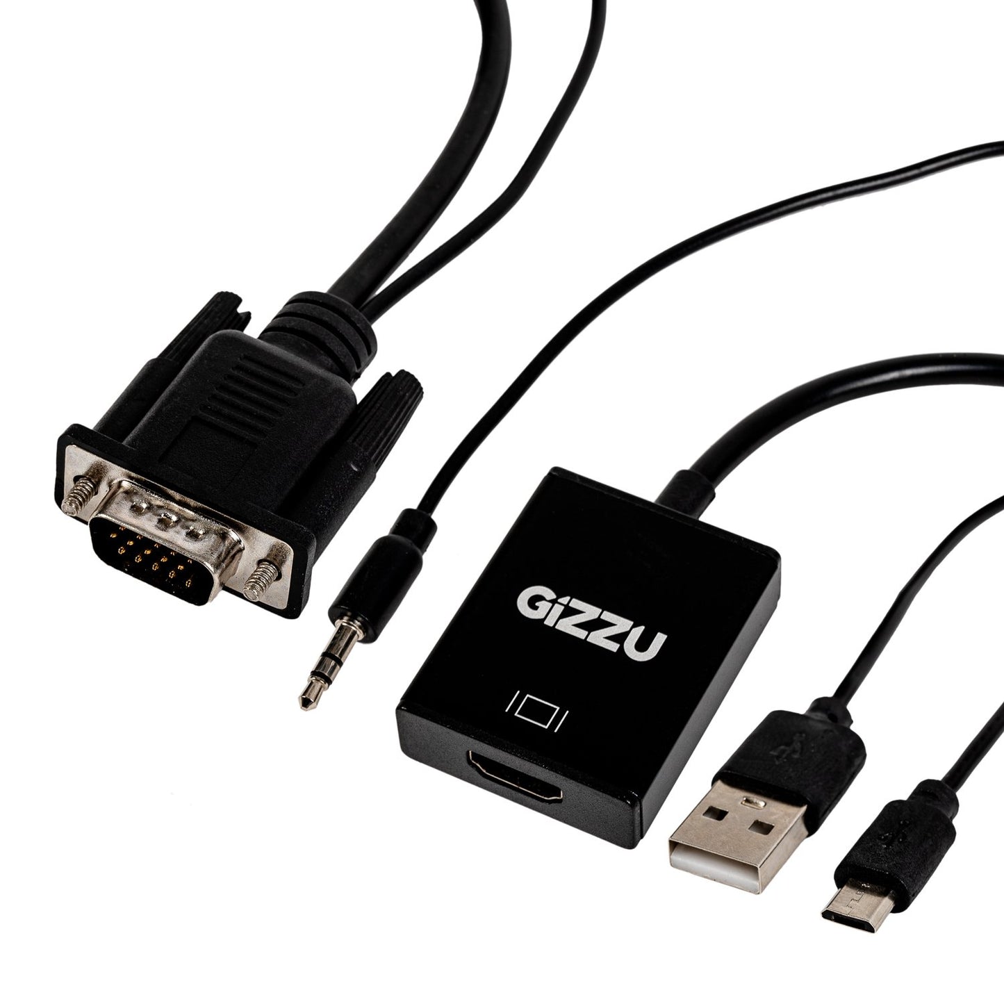 Gizzu 1080P VGA to HDMI Adapter with Audio-0