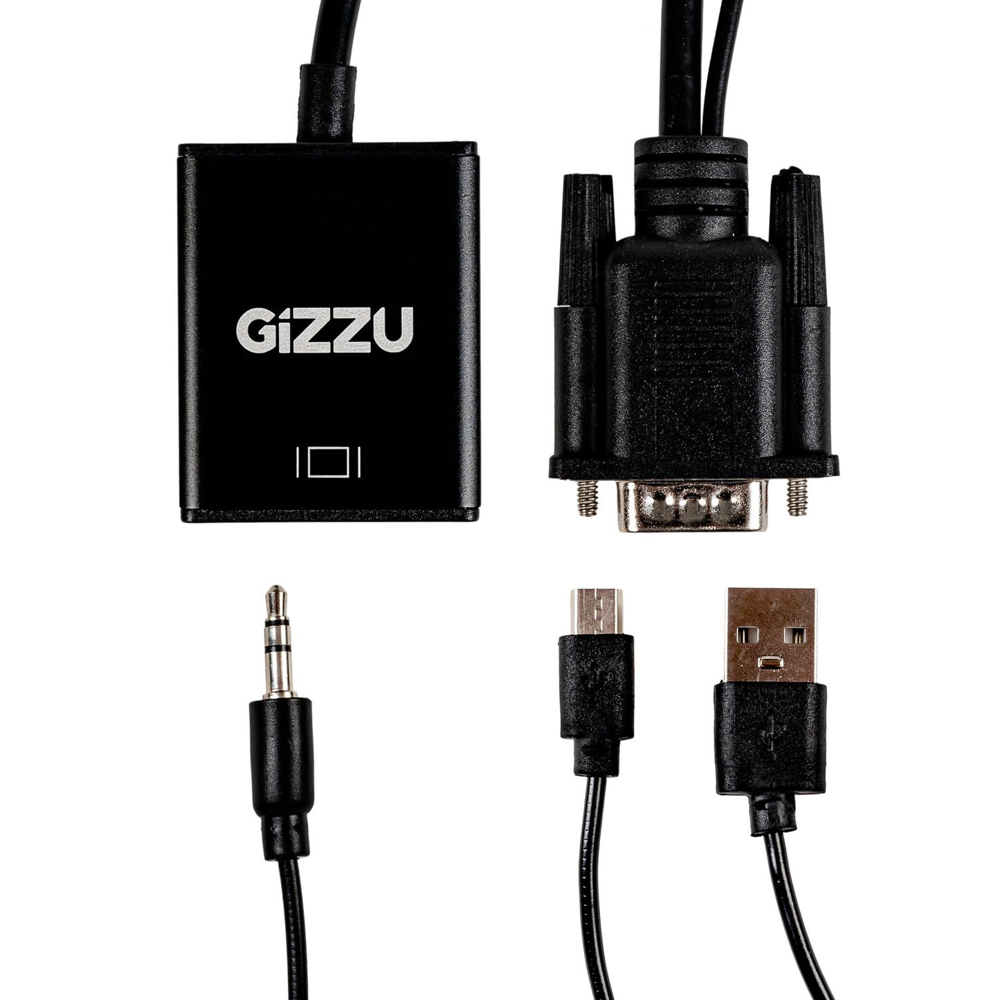 Gizzu 1080P VGA to HDMI Adapter with Audio-1
