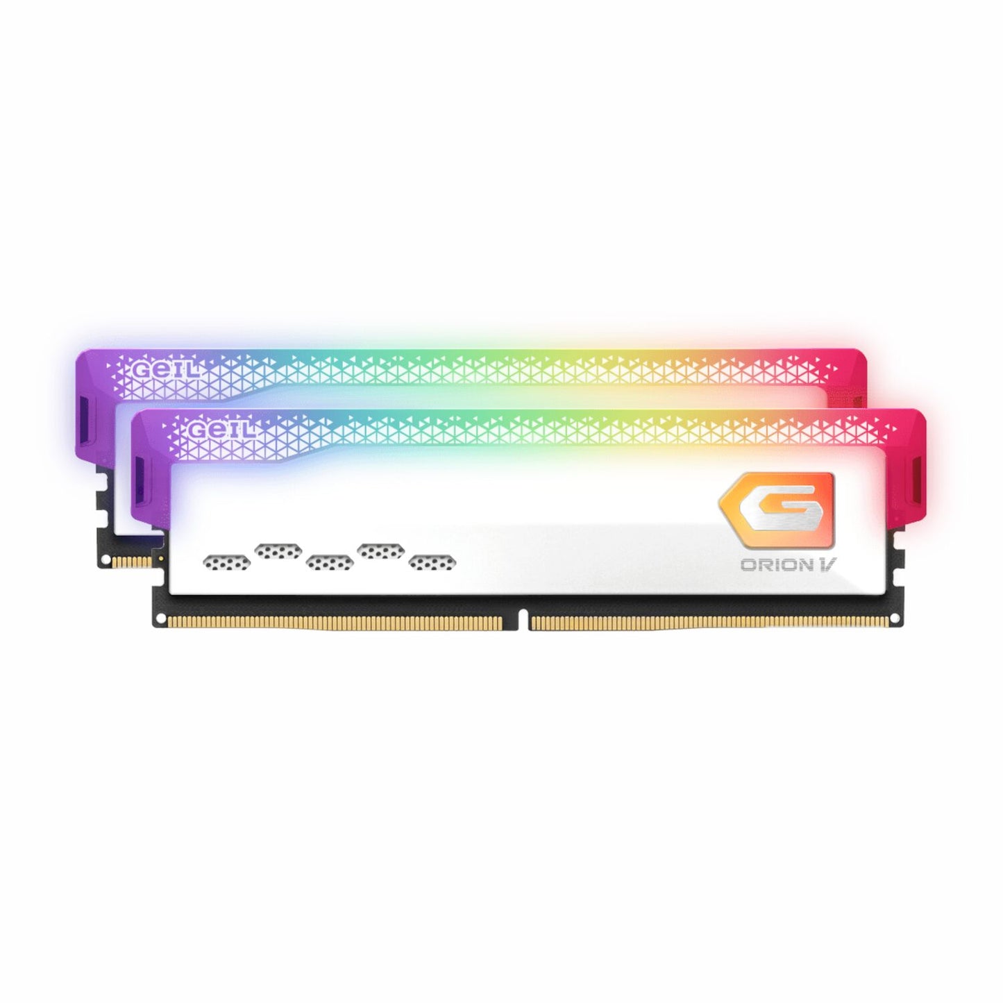 GeIL Orion 32GB Kit(2x16GB) 6000MHz RGB DDR5 RAM - White-1