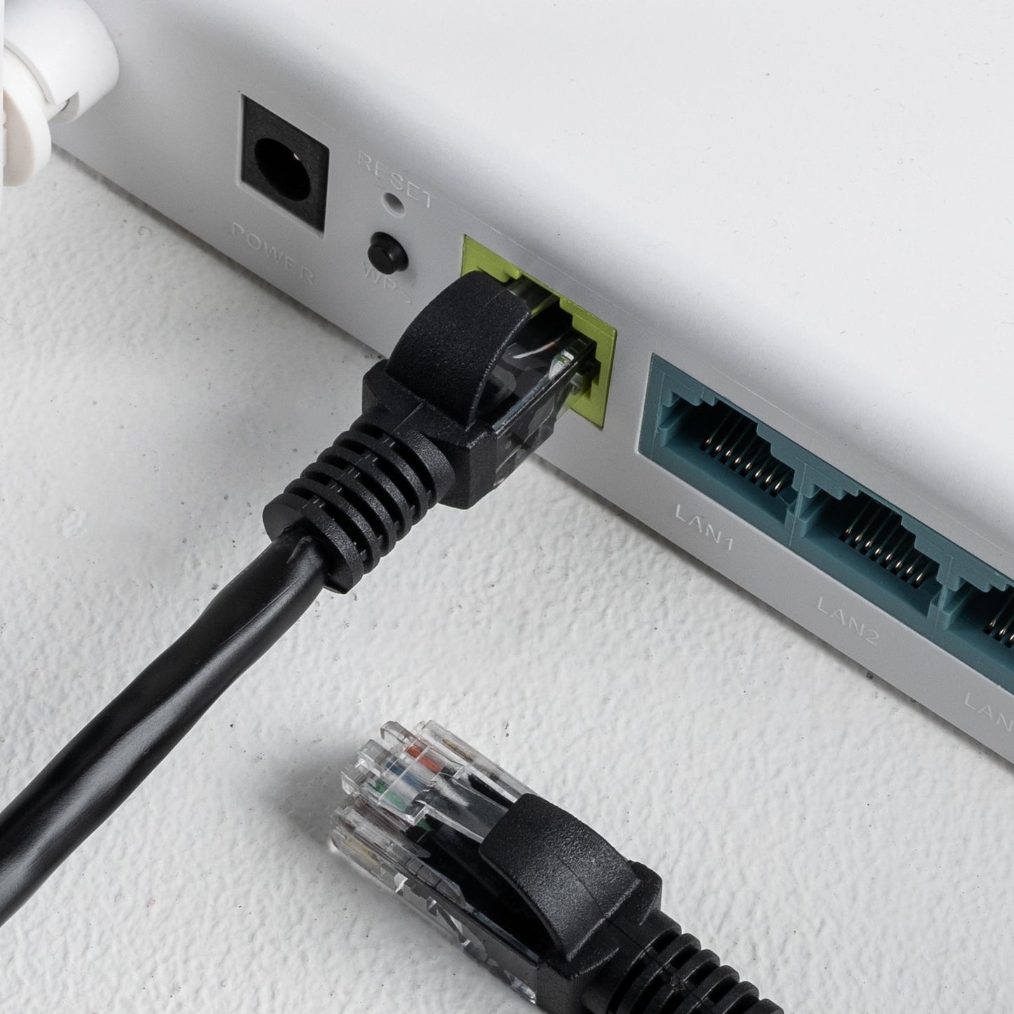 Gizzu Cat6 UTP Fly Lead Ethernet Network Cable 20cm - Black-2