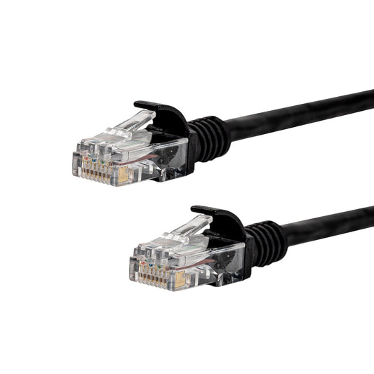 Gizzu Cat6 UTP Fly Lead Ethernet Network Cable 50cm – Black-0