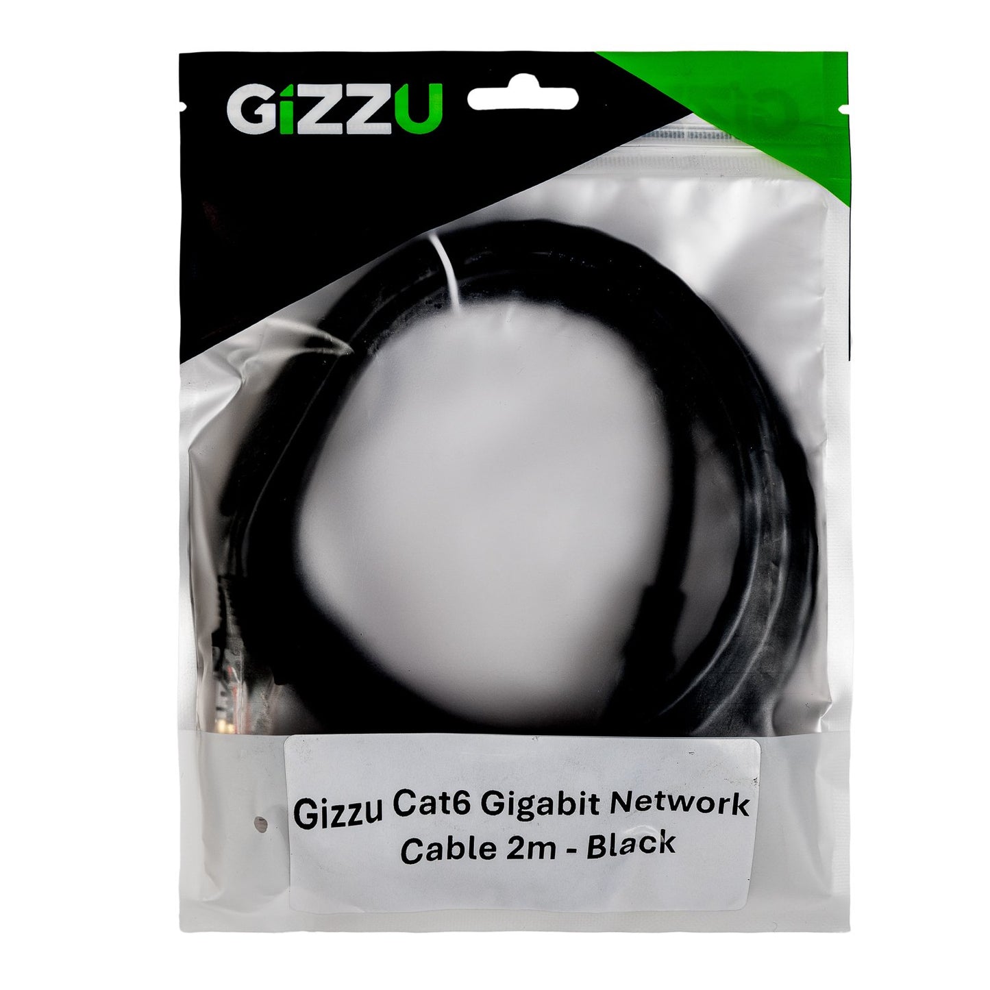 Gizzu Cat6 UTP Fly Lead Ethernet Network Cable 2m – Black-3