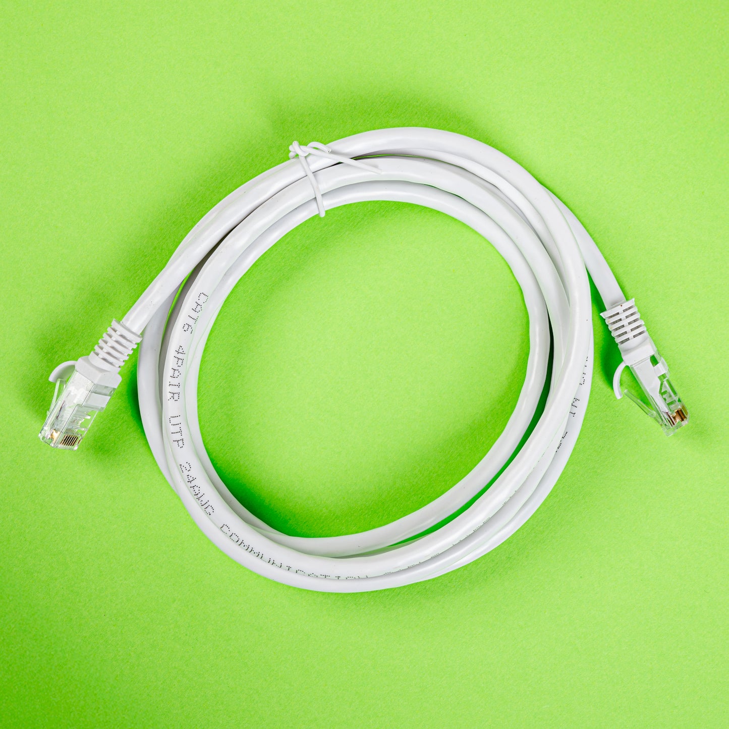 Gizzu Cat6 UTP Fly Lead Ethernet Network Cable 2m – White-4