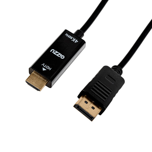 Gizzu 4K60Hz DisplayPort to HDMI Cable 1.5m-0