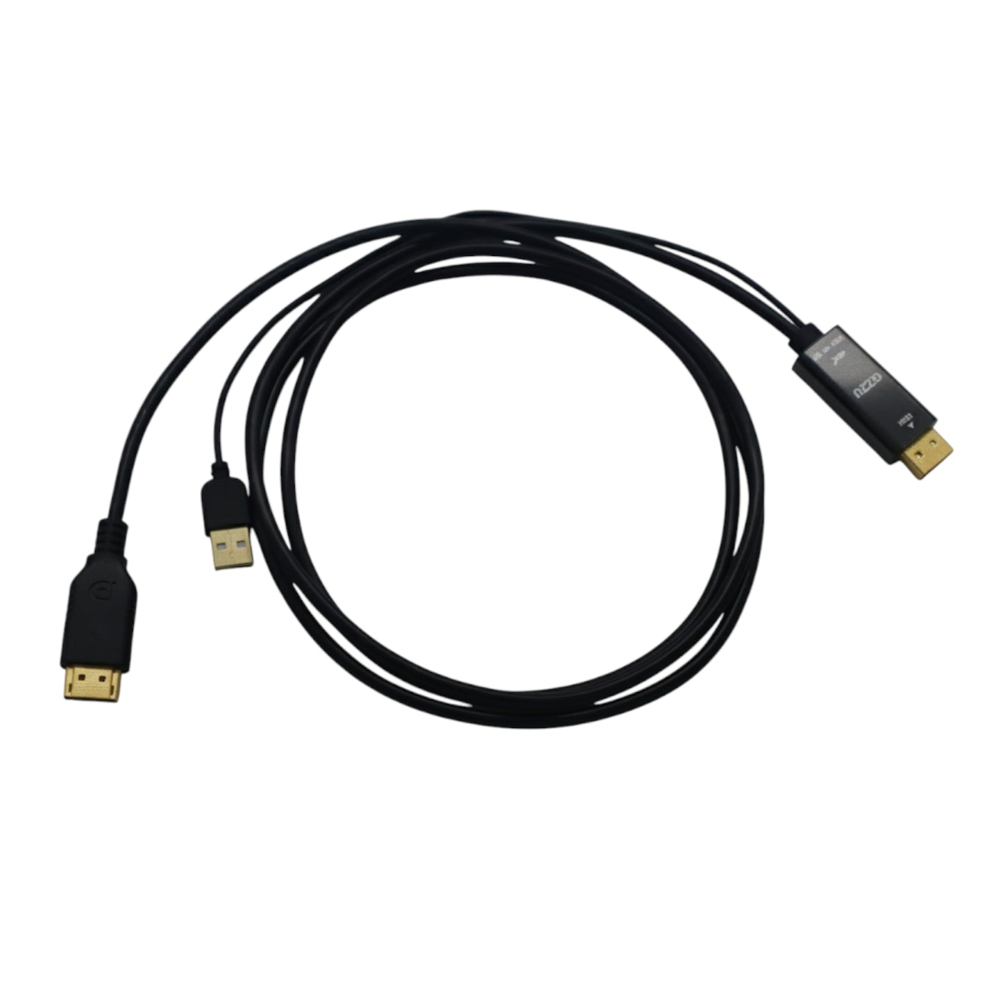 Gizzu 4K HDMI to DP Cable (1.8m) - Black-1