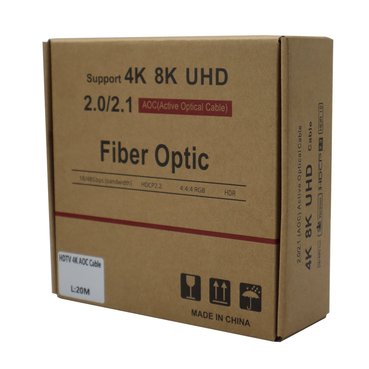 GIZZU 4K Active fibre Optic HDMI Cable 20m-5