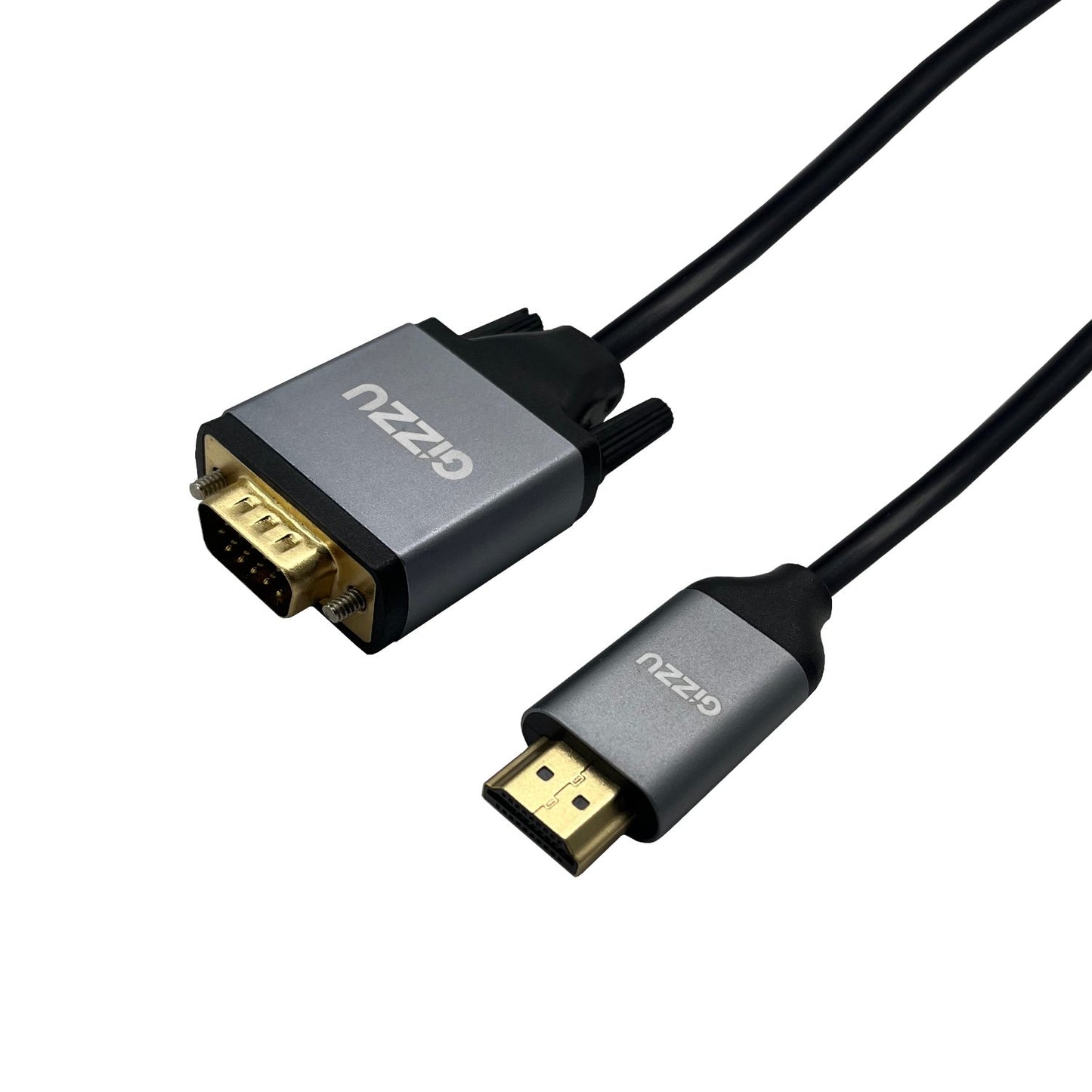 Gizzu Full HD HDMI to VGA Cable (1.8m) - Black-0