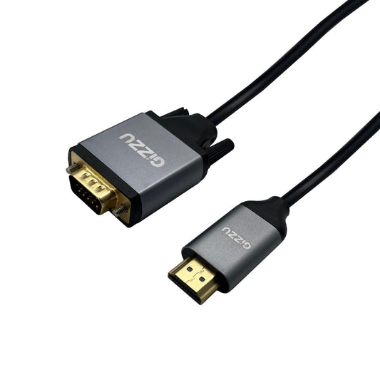 Gizzu Full HD HDMI to VGA Cable (1.8m) - Black-0