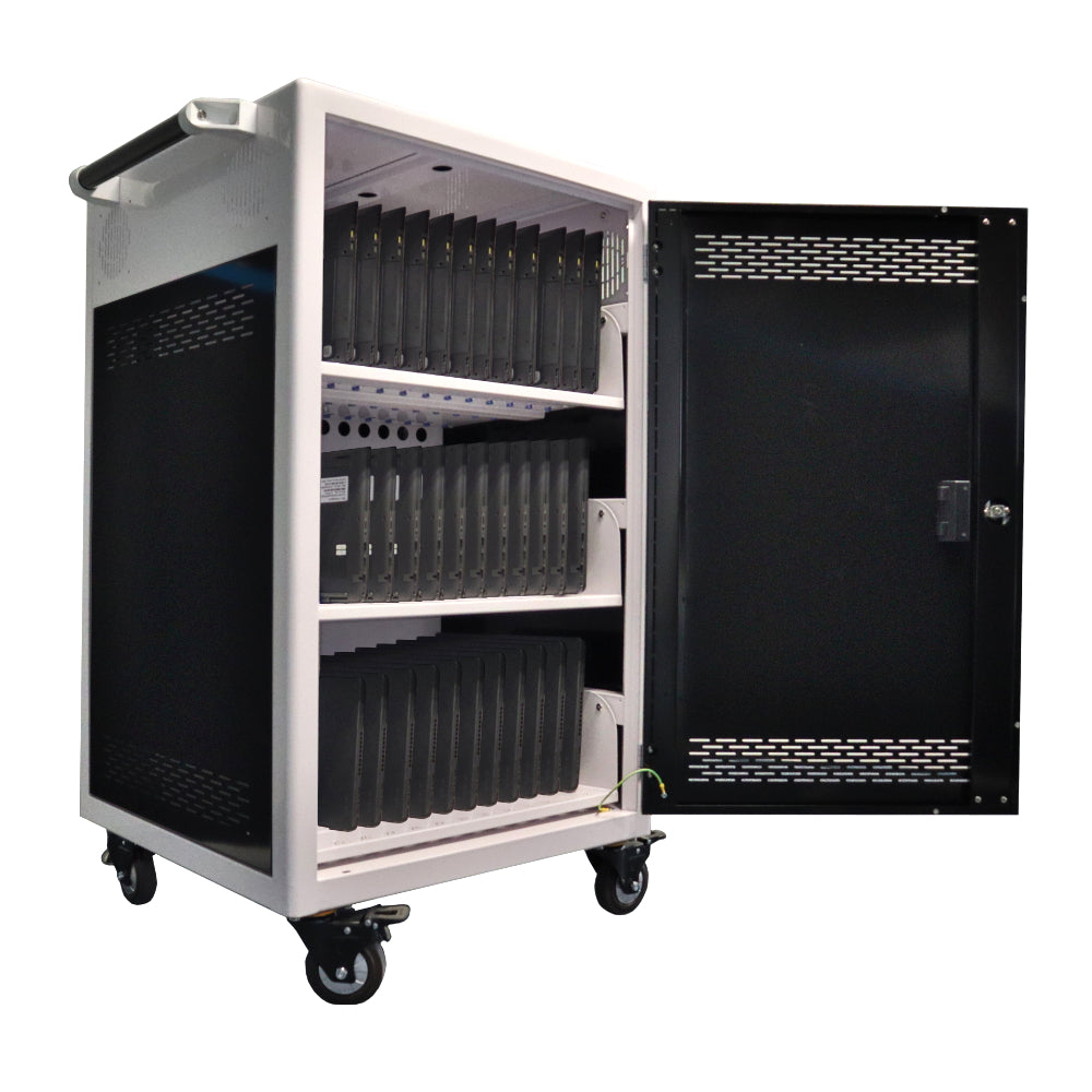 Gizzu 36 Bay Type-C Storage Charging Trolley for 15.6" Laptops-3