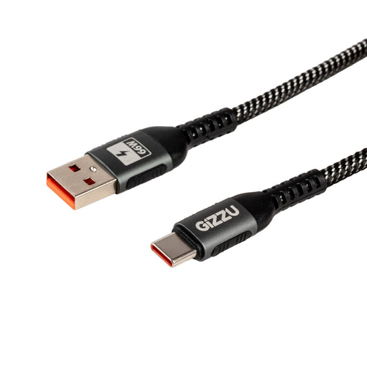 GIZZU 66W 480Mbps USB to Type-C 2m Cable-0