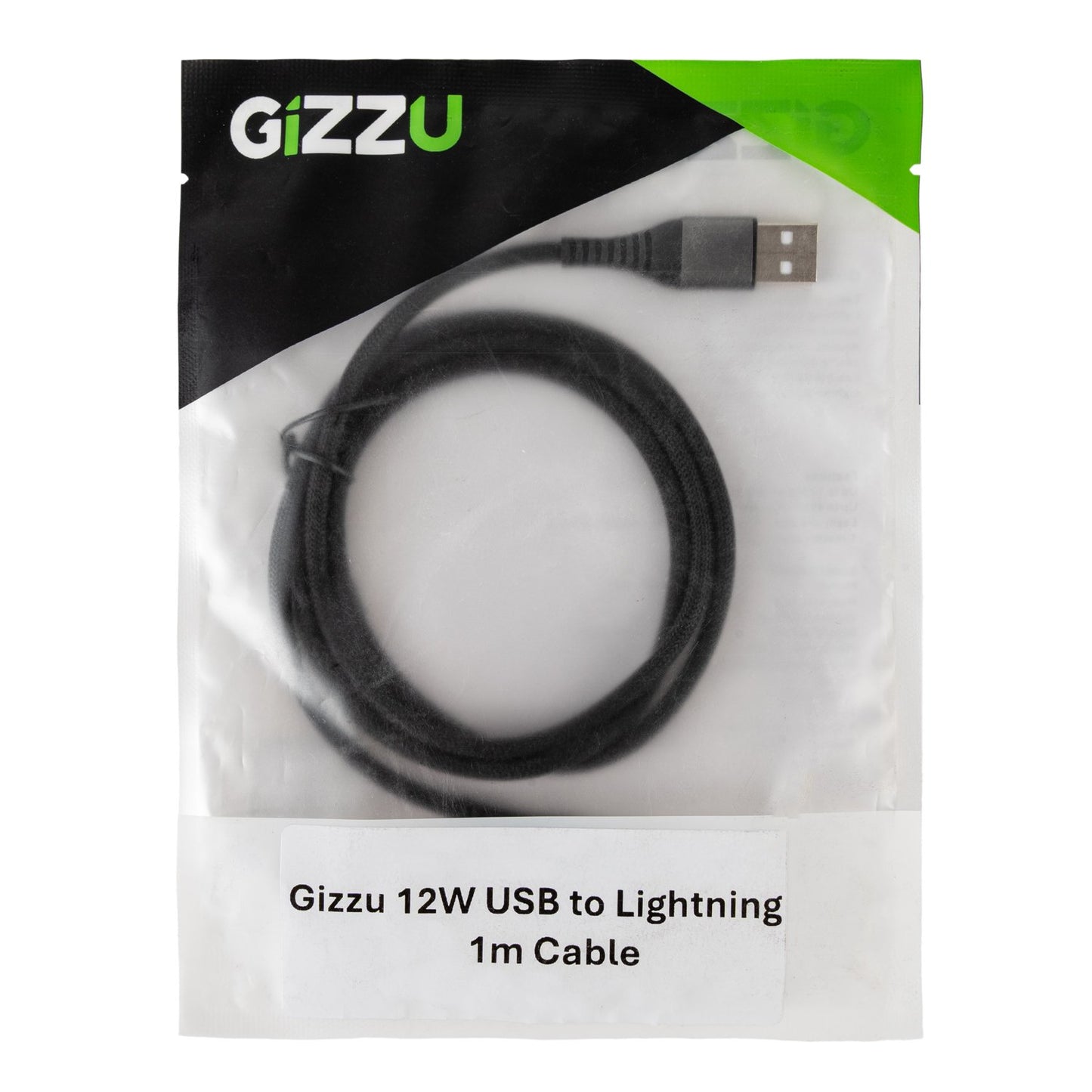 GIZZU 12W USB to Lightning 1m Cable-3