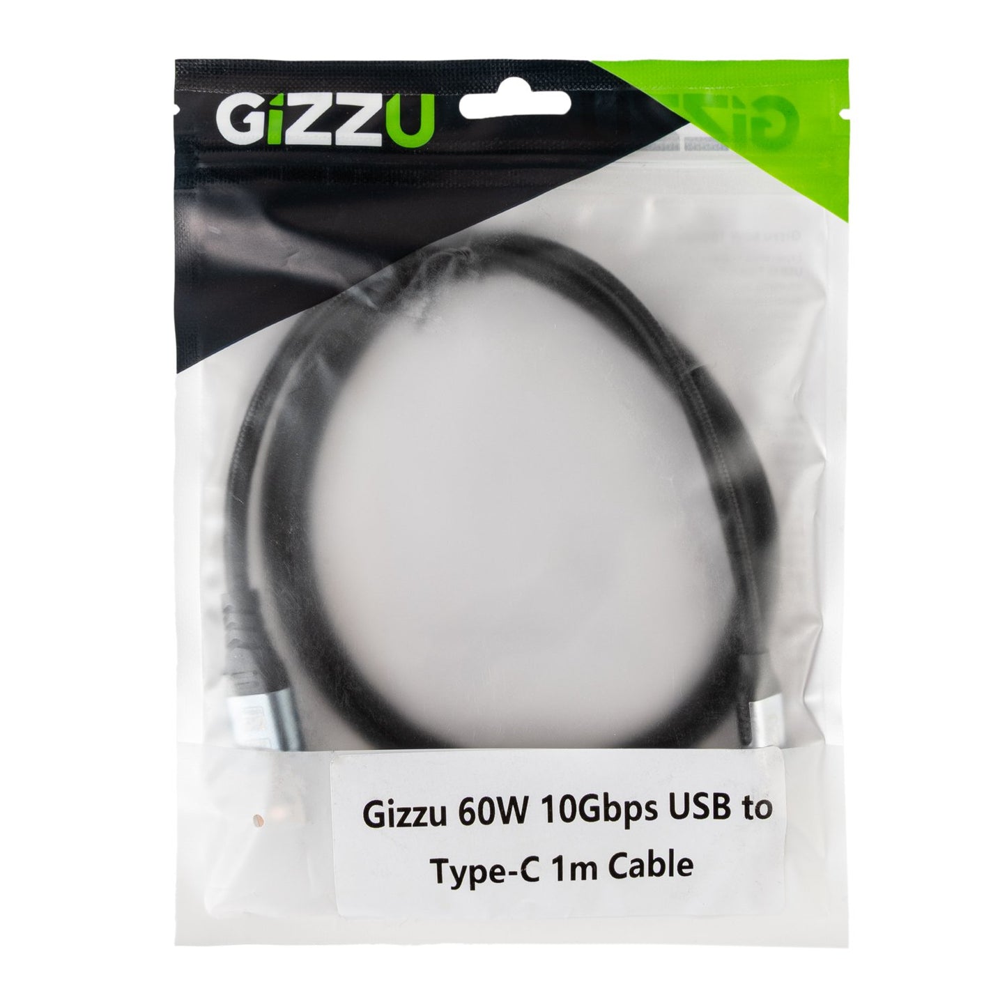GIZZU 60W 10Gbps USB to Type-C 2m Cable-3