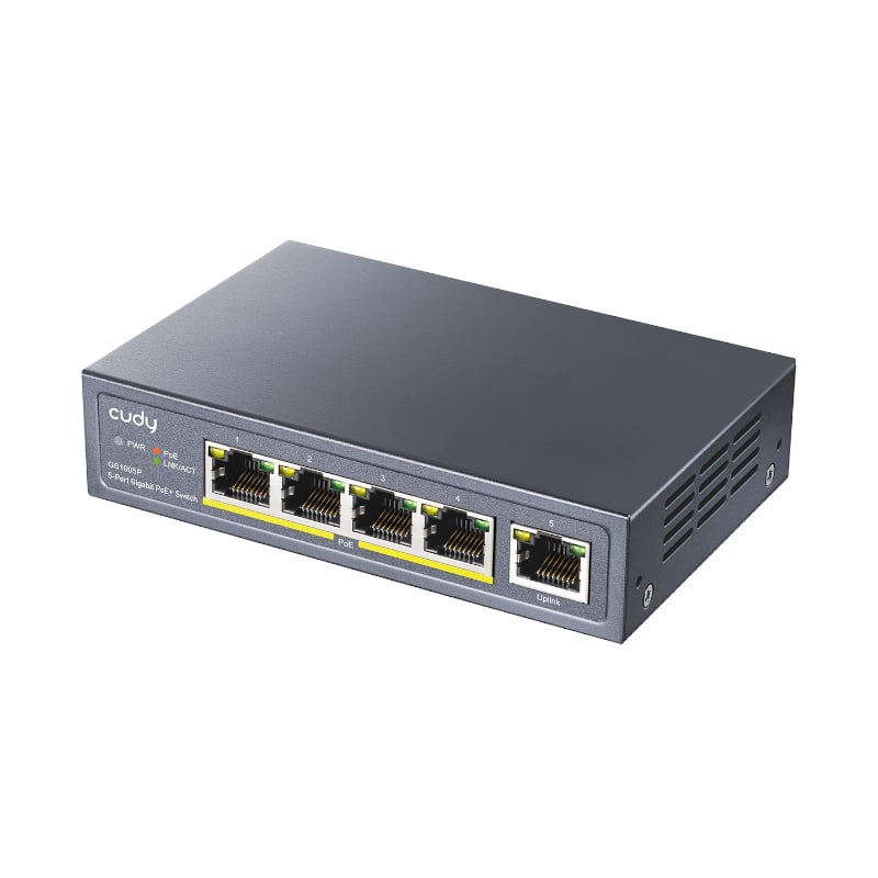 Cudy 5-Port Gigabit PoE+ Unmanaged Switch-1
