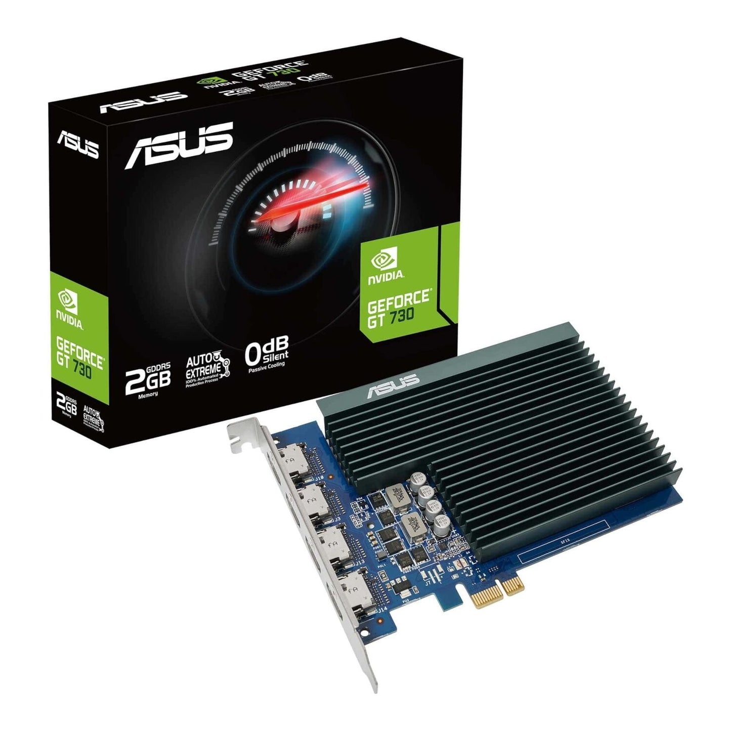 Asus GT730 2GB GDDR5 Graphics Card with 4 HDMI Ports-0