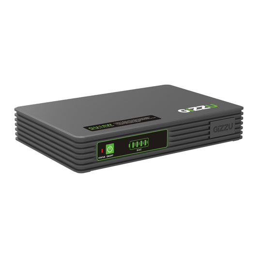 Gizzu SURF Simple 18W 55Wh LiFePO4 MINI DC UPS - Black-0