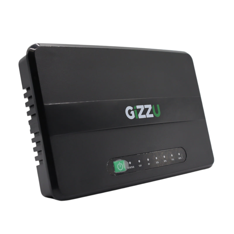 GIZZU 30W 32Wh 8800mAh Mini DC UPS Lithium - Black-0