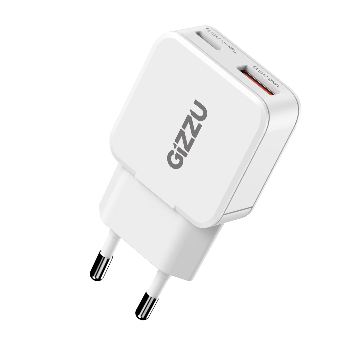 Gizzu 2-Port 20W GaN Wall Charger-0