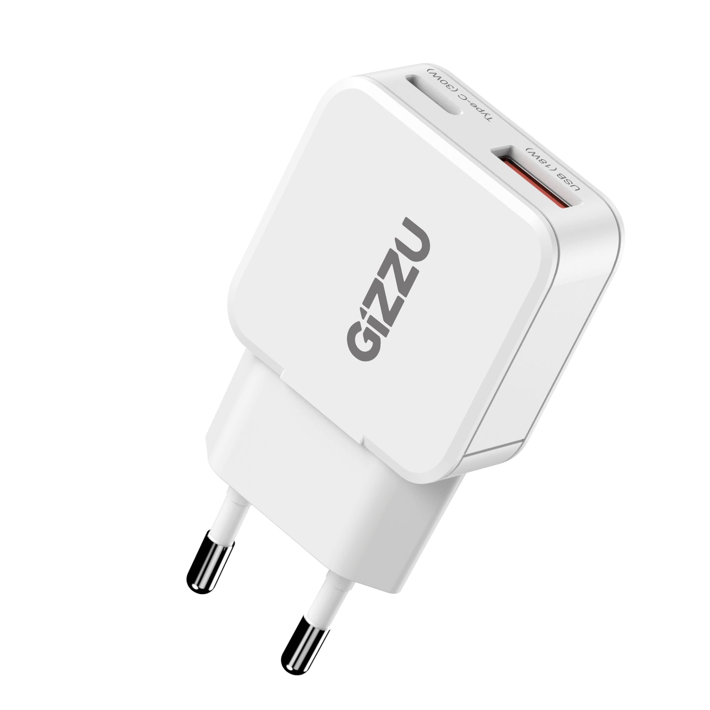 Gizzu 2-Port 30W GaN Wall Charger-0