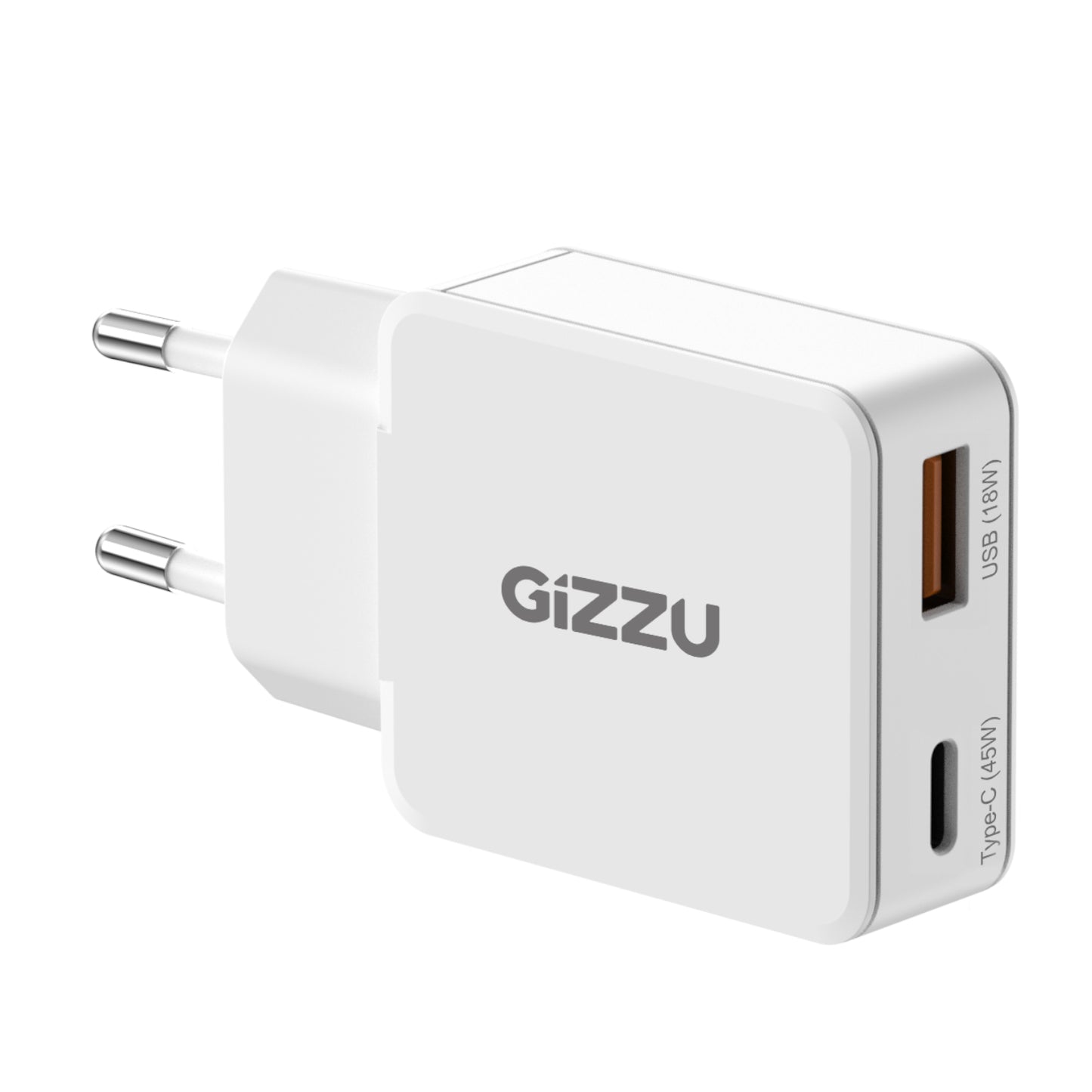 Gizzu 2-Port 45W GaN Wall Charger-0