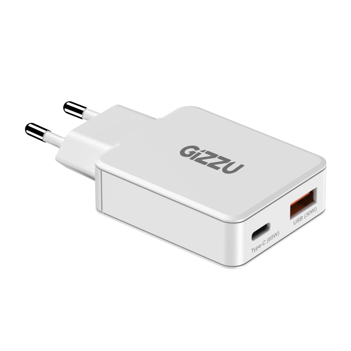 Gizzu 2-Port 65W GaN Wall Charger-2