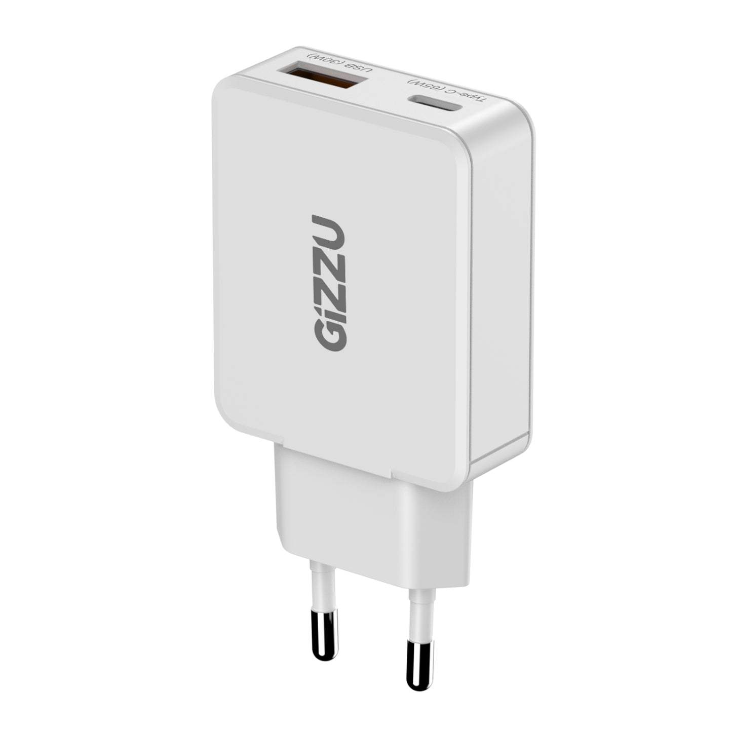 Gizzu 2-Port 65W GaN Wall Charger-3