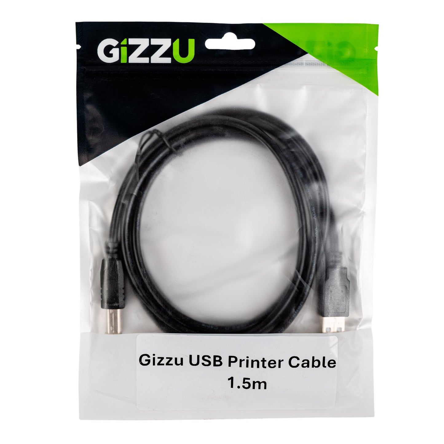 Gizzu USB2.0 Printer Cable 1.5M-2