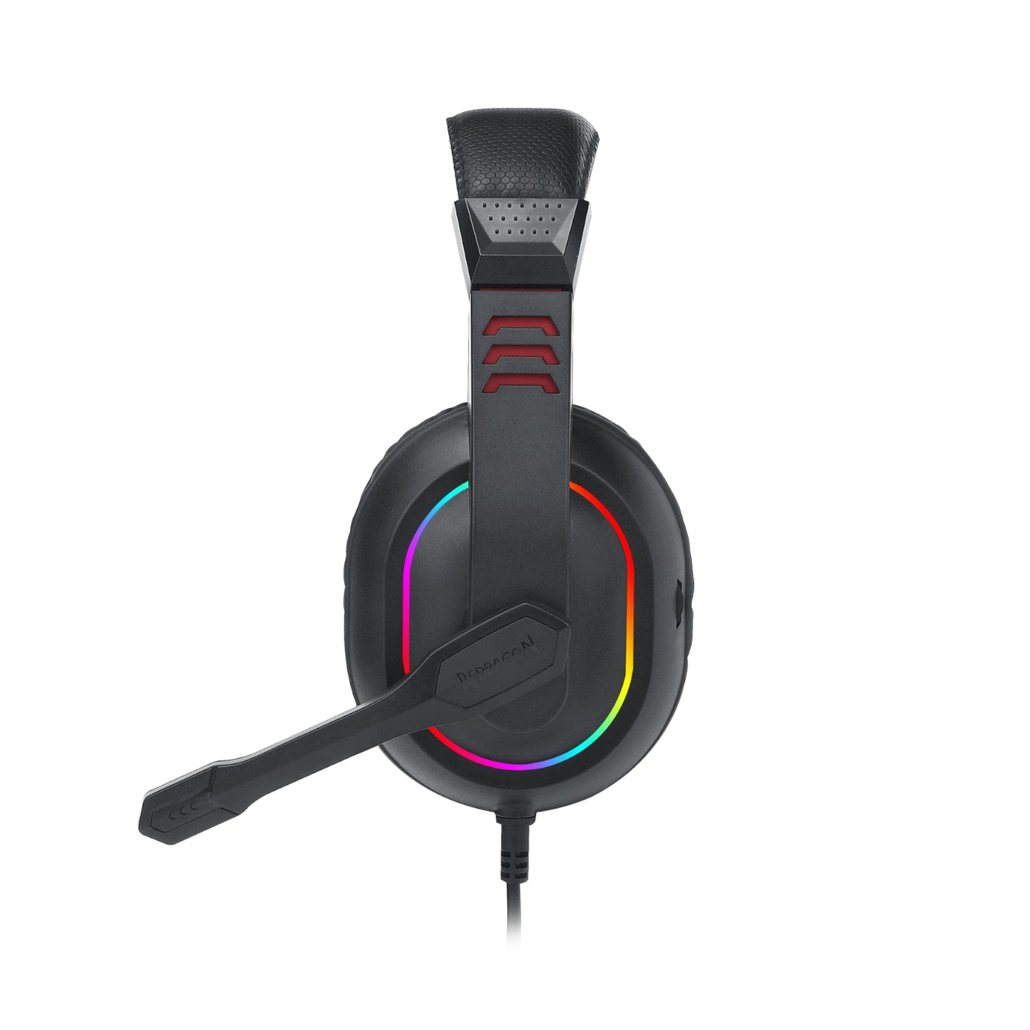 Redragon Over-Ear ARES Aux RGB Gaming Headset - Black-5