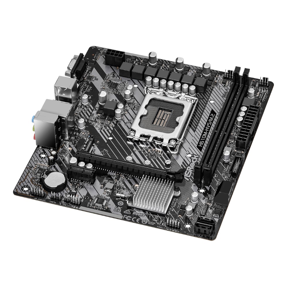 ASRock H610M-HVS/M.2 R2.0 Intel LGA 1700 m-ATX Motherboard-2