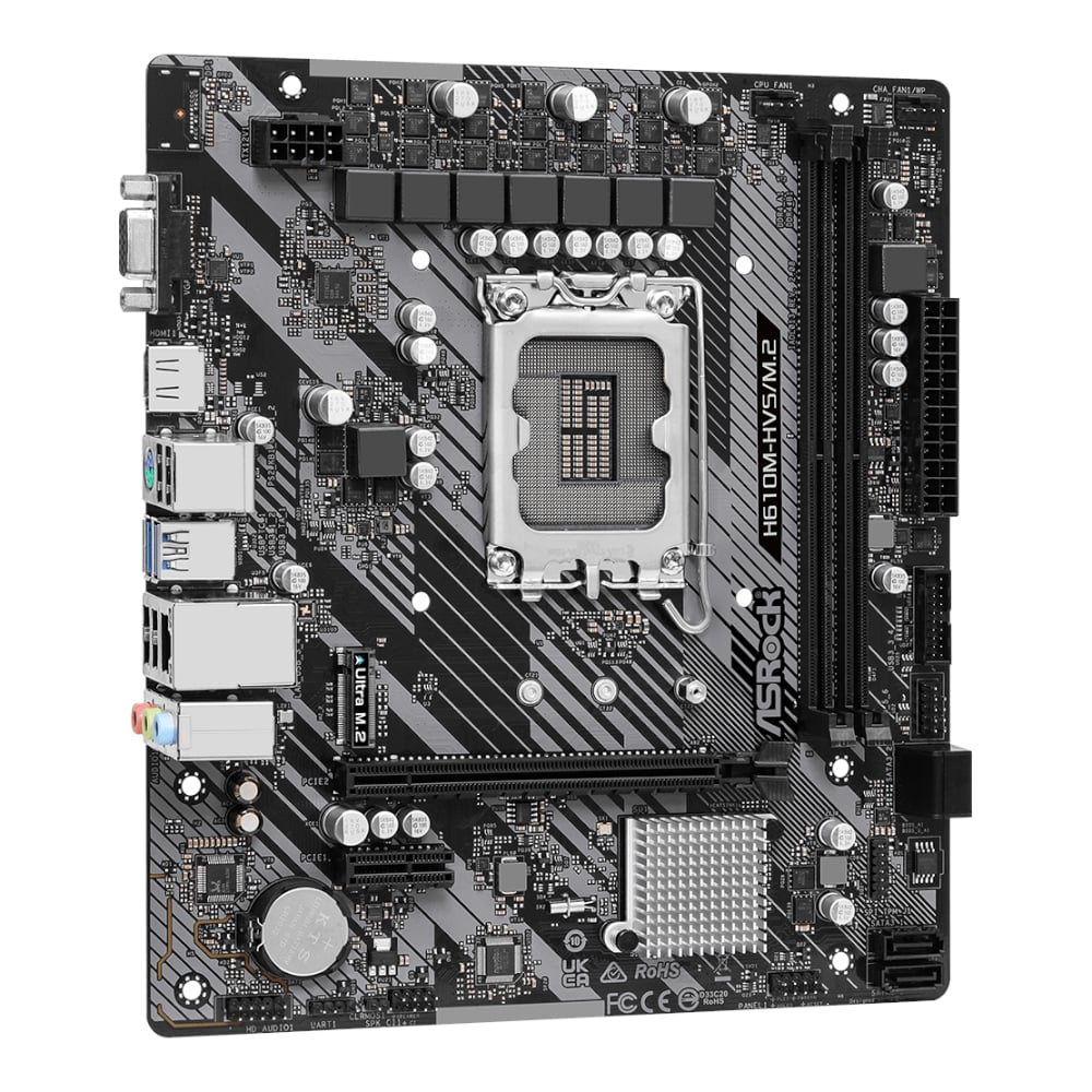 ASRock H610M-HVS/M.2 R2.0 Intel LGA 1700 m-ATX Motherboard-3