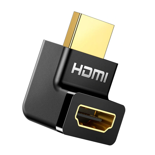 UGreen HD112 HDMI 4K Male to Female Up-angled Connector - Black-0