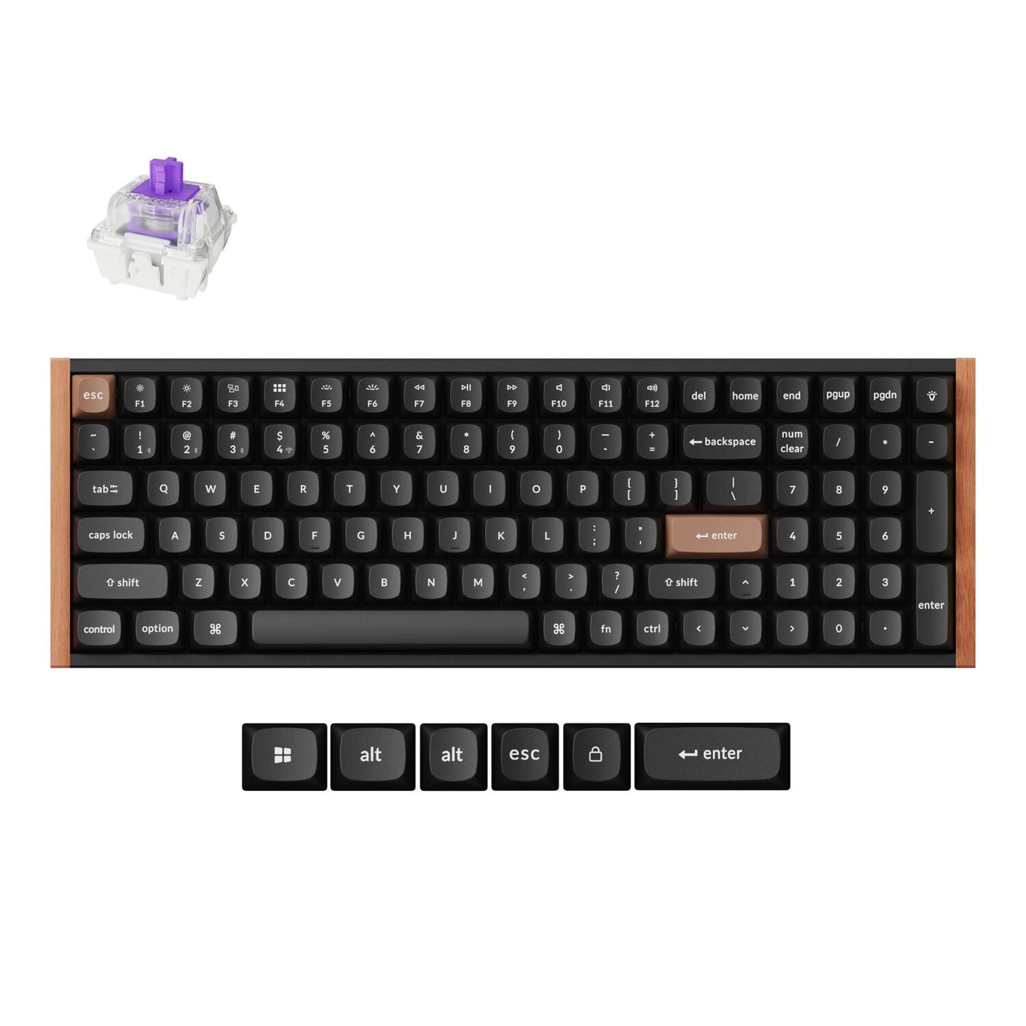 Keychron K4 HE Wireless Magnetic Switch Mechanical Keyboard (96% Layout, Gateron Hall Effect Switches)-0