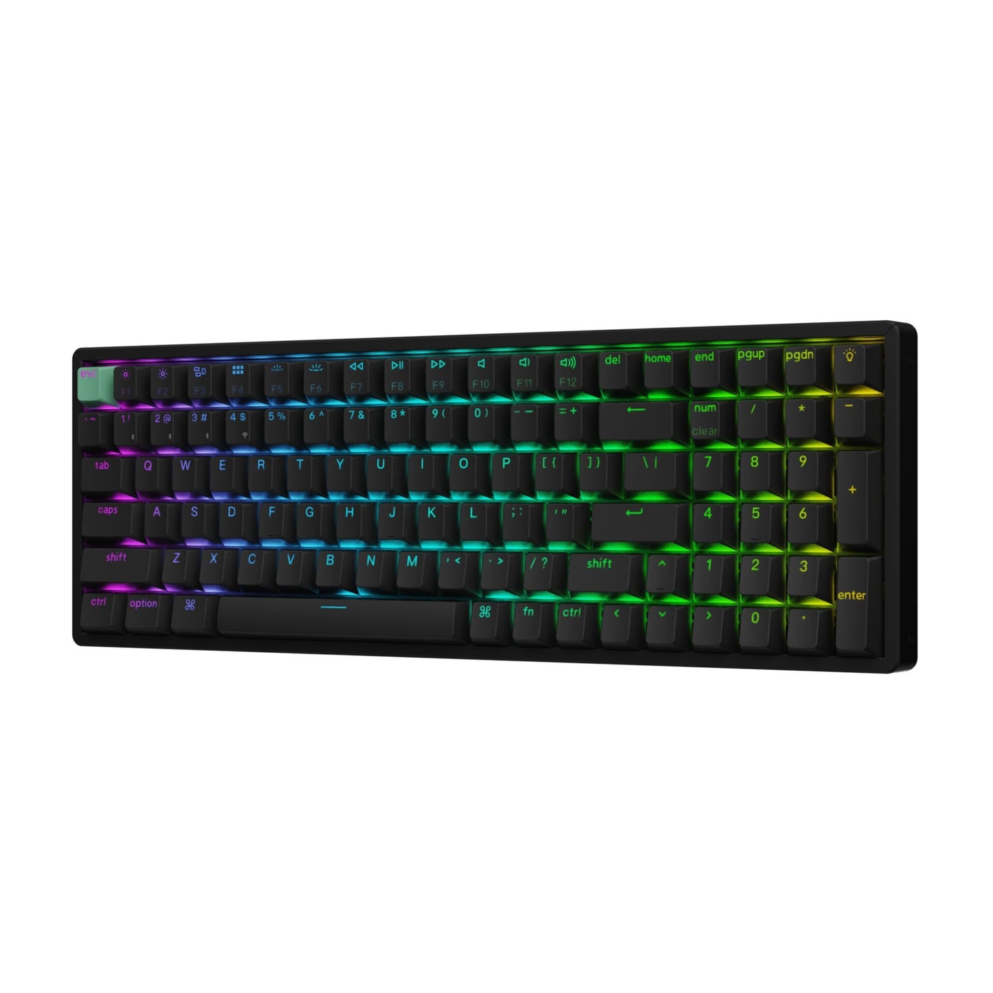 Keychron K4 HE 96% Magnetic Switch Hot-Swap RGB Wireless Keyboard – Black-1