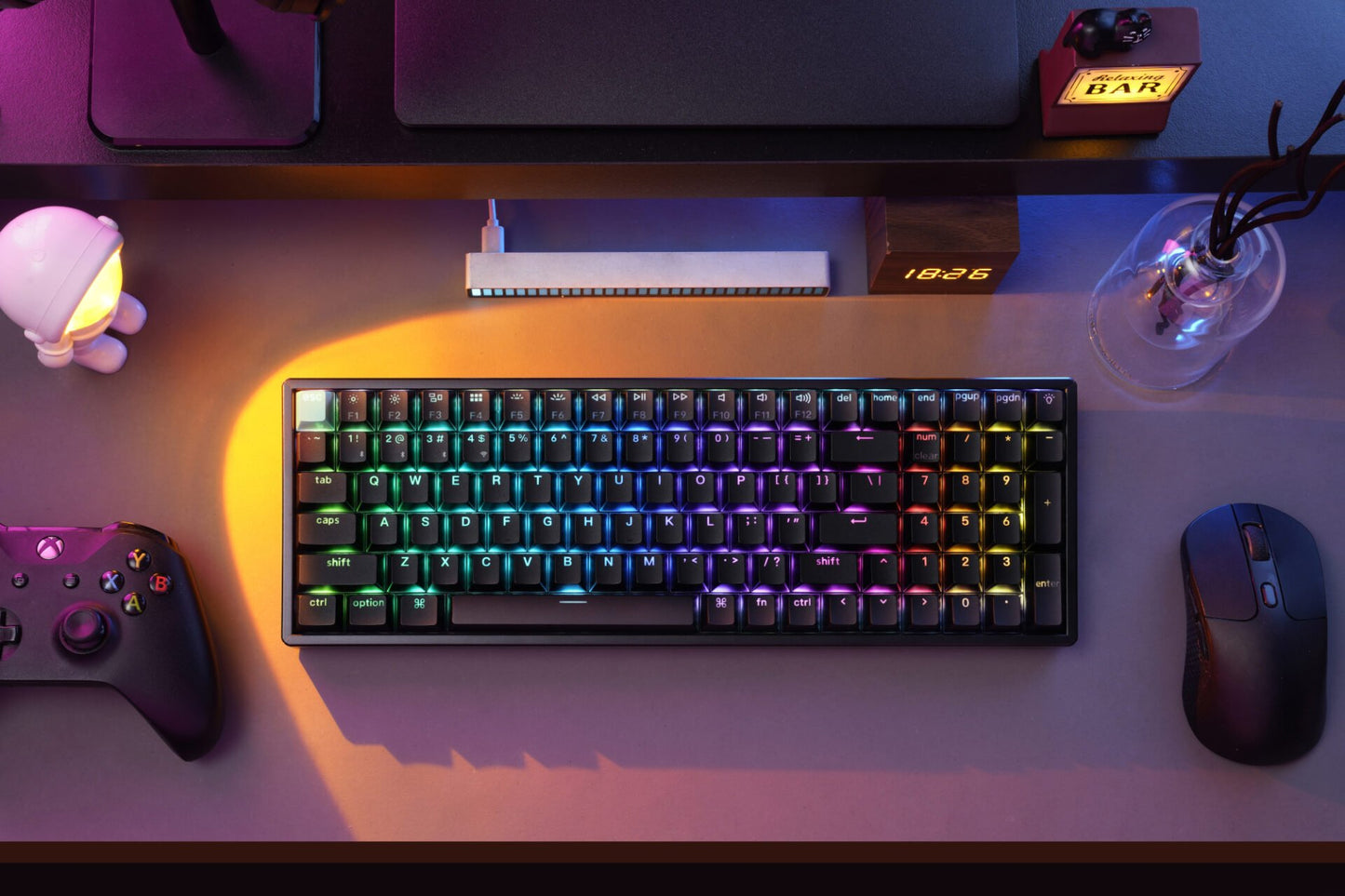 Keychron K4 HE 96% Magnetic Switch Hot-Swap RGB Wireless Keyboard – Black-7
