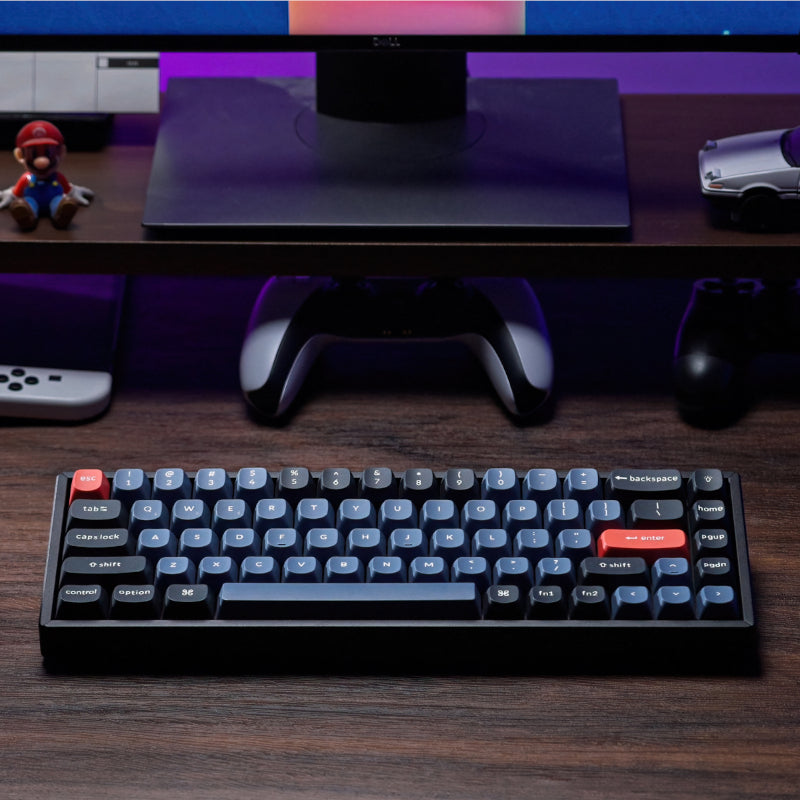 Keychron K6 Pro 65% Red G Pro Switches RGB Wireless Keyboard - Black-8