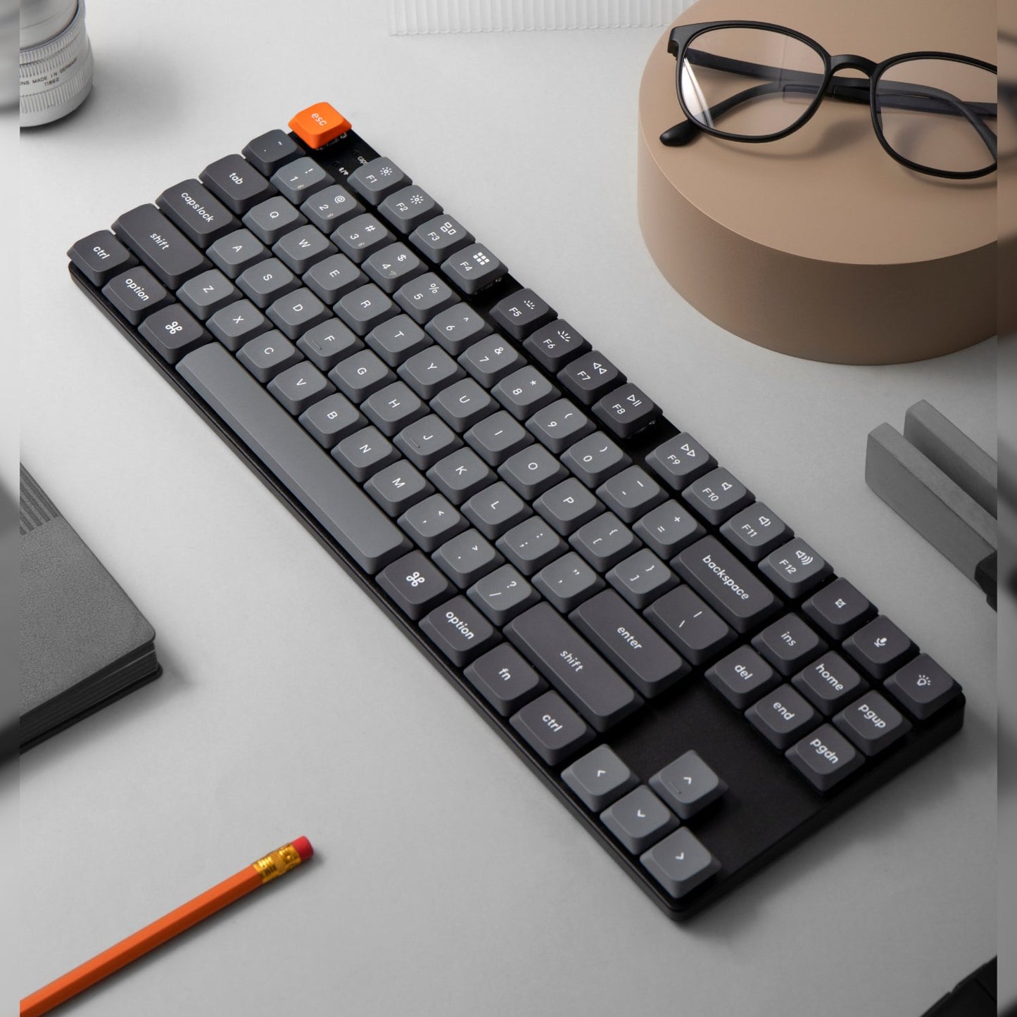 Keychron K1 Max QMK/VIA 80% Wireless Custom Mechanical Keyboard | RED Switches-2