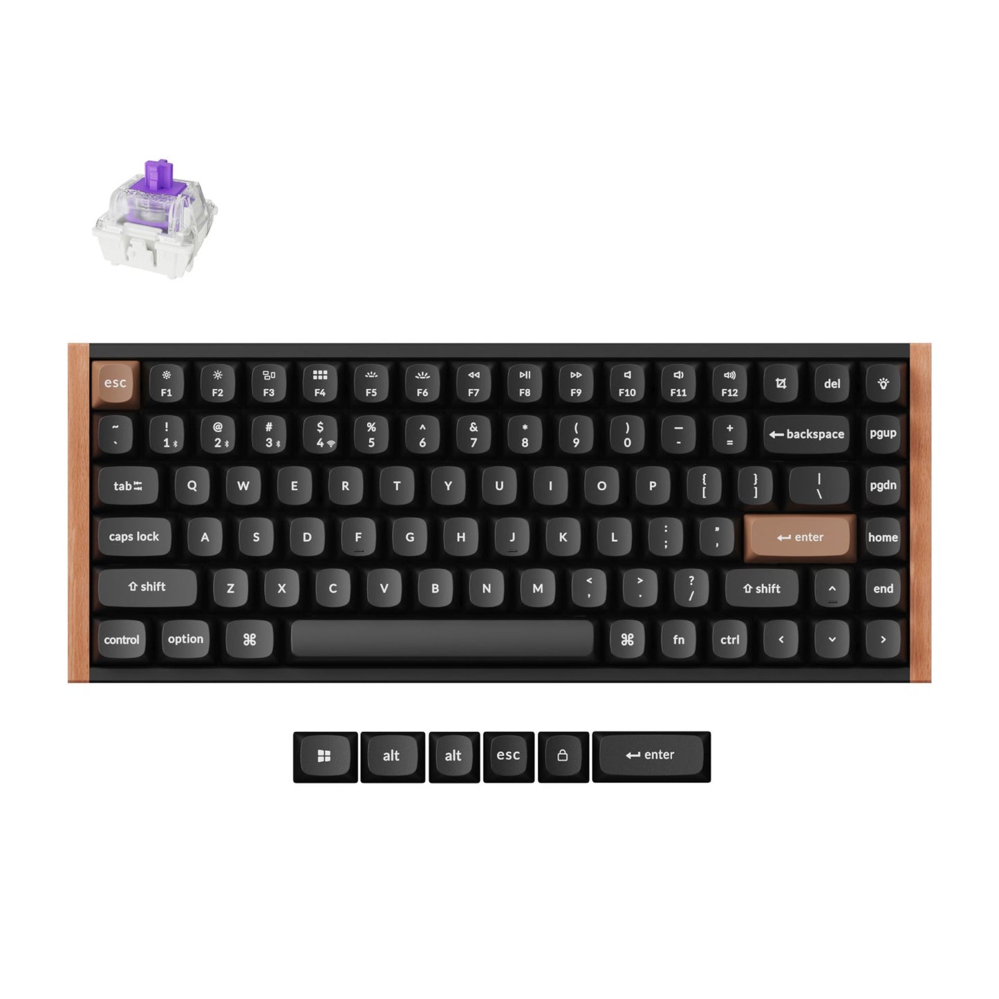 Keychron K2 HE Wireless Special Edition Magnetic Custom Keyboard | NEBULA Switch – Black-0
