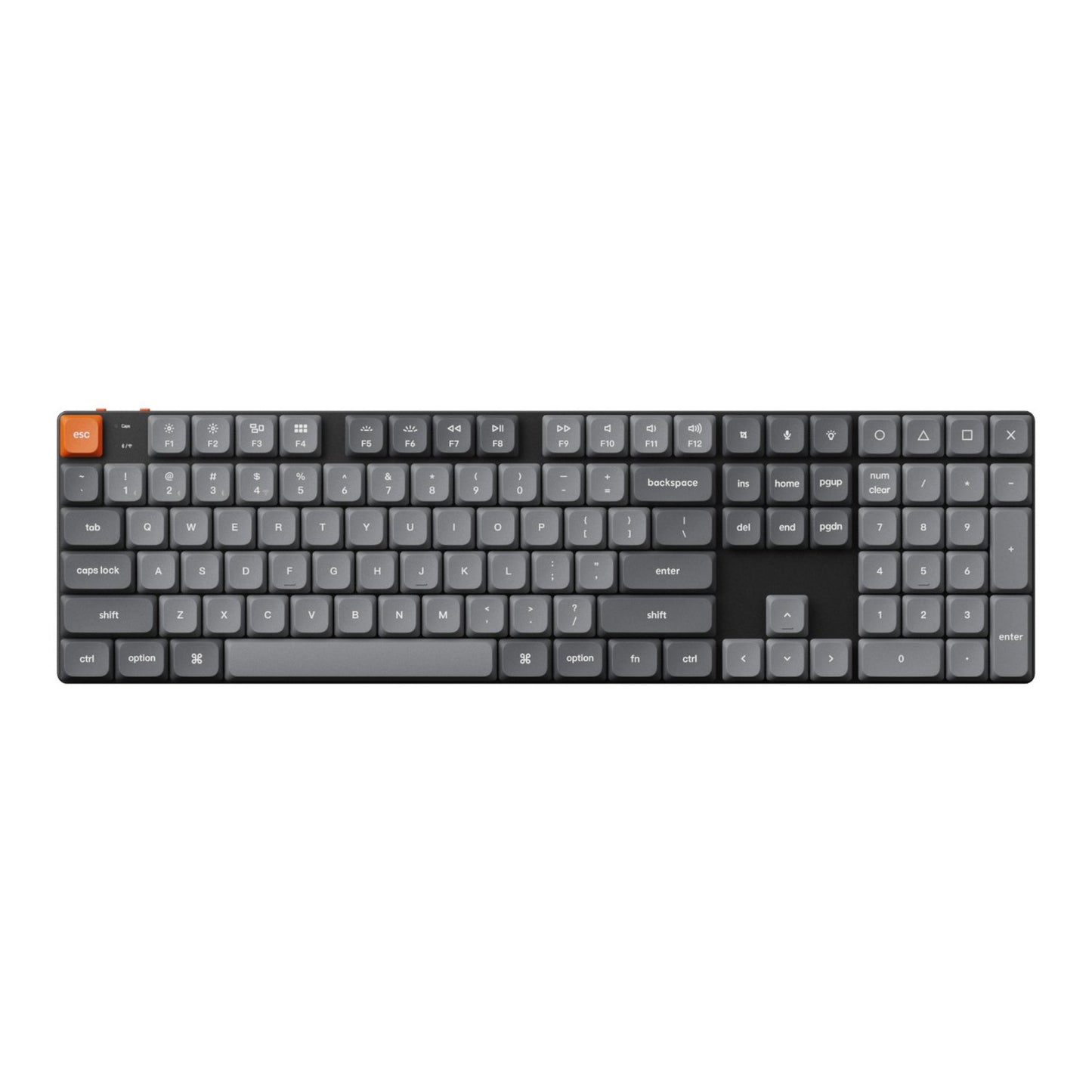Keychron K5 Max QMK/VIA Full-sized Wireless Custom Mechanical Keyboard | BROWN Switches-1