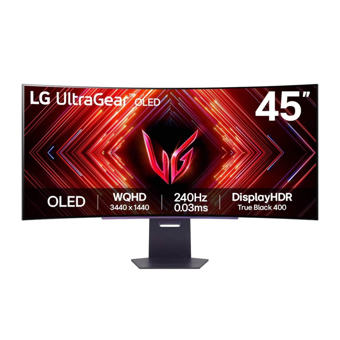 LG UltraGear 45" UWQHD OLED Curved Gaming 240Hz 0,03ms-0