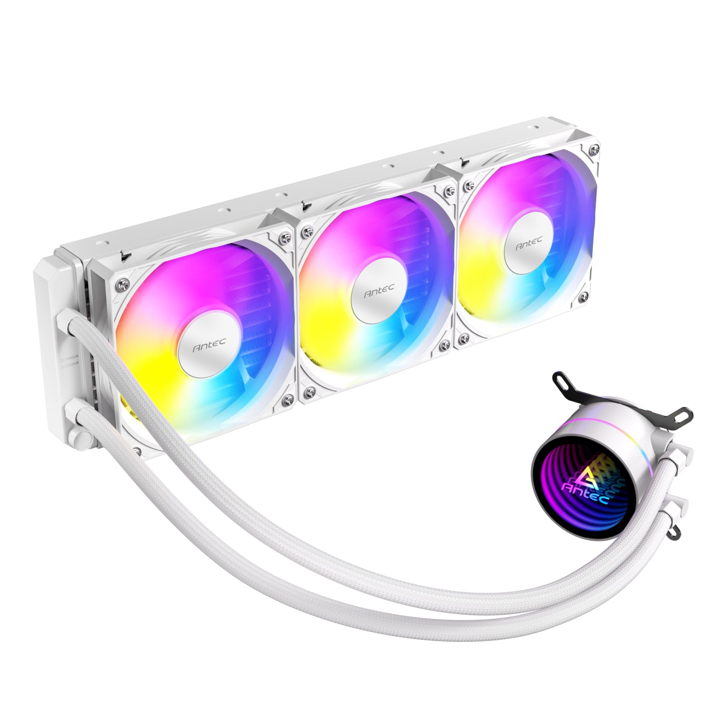 Antec Luna 360 ARGB CPU Liquid Cooler - White-0
