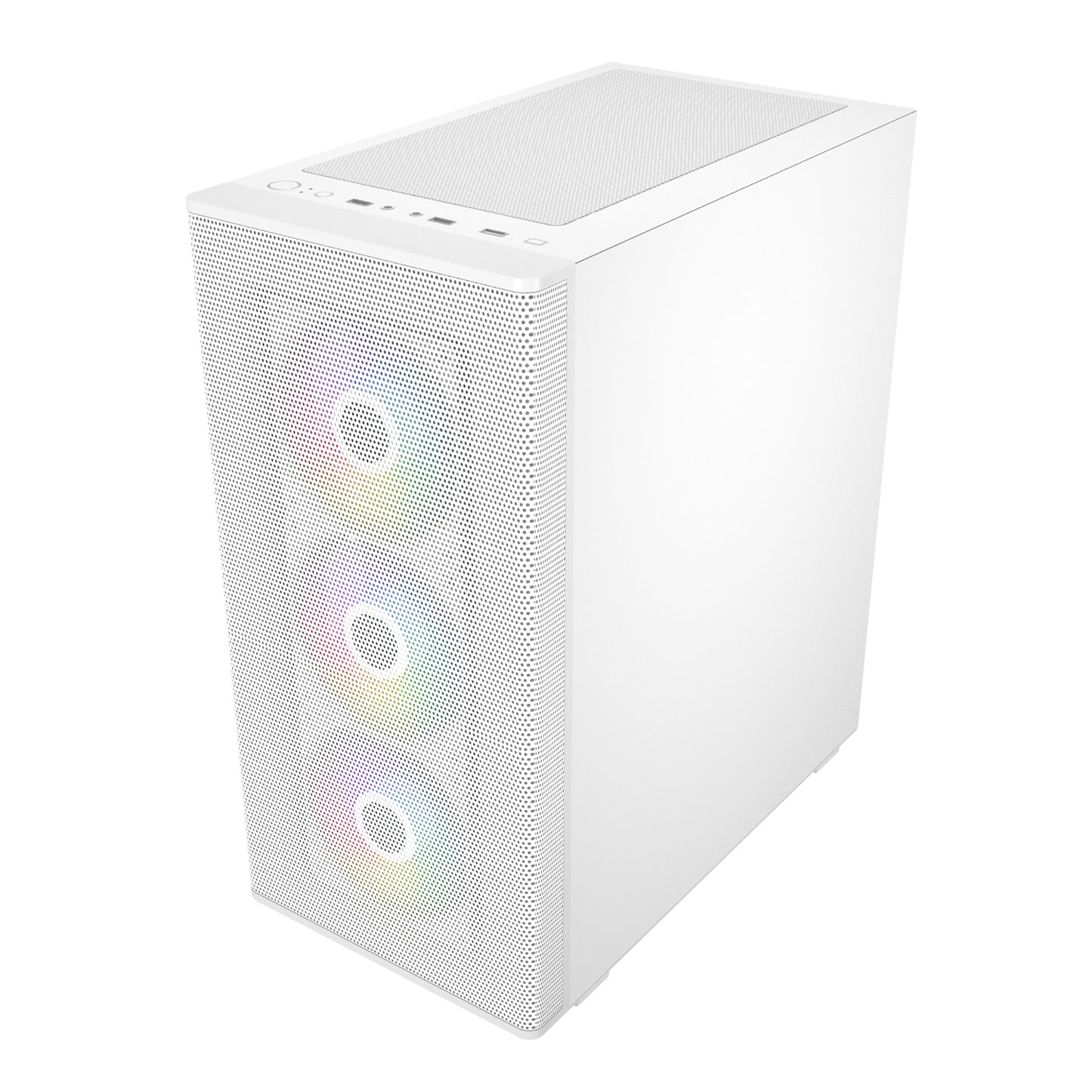 FSP M220 ATX Mid Tower Gaming Chassis - White-2