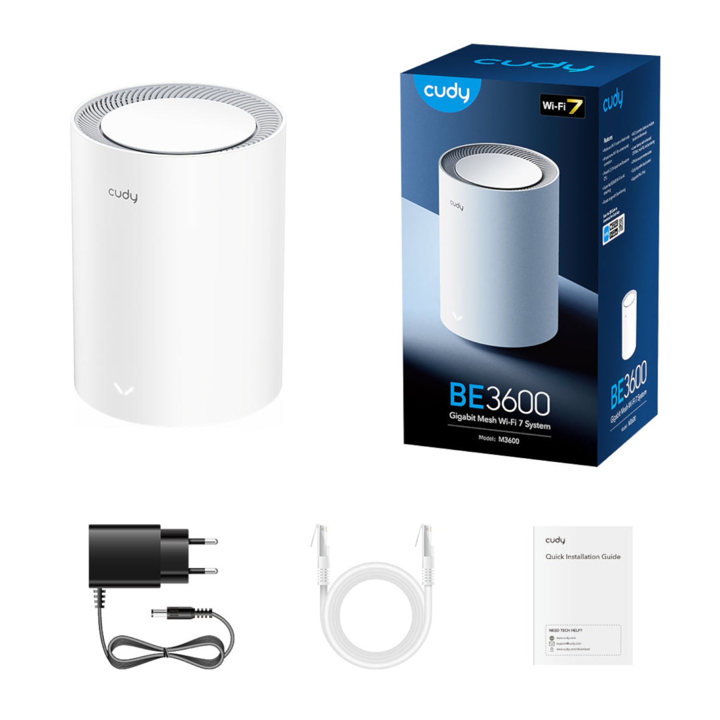 Cudy BE3600 Gigabit Mesh Wi-Fi 7 System (M3600) - 1 Pack-3
